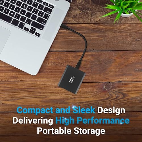 Vista 11 de PNY EliteX-PRO 2TB USB 3.2 Gen 2x2 Tipo-C Unidad de estado sólido portátil (SSD) - (PSD0CS2260-2TB-RB)