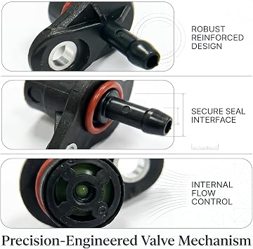 DAQUN Vacuum Pump Check Valve Replacement, Brake Vacuum Pump Valve Compatible with Ford 1.0 EcoBoost (Transit/Courier/B-Max/Focus/Fiesta)