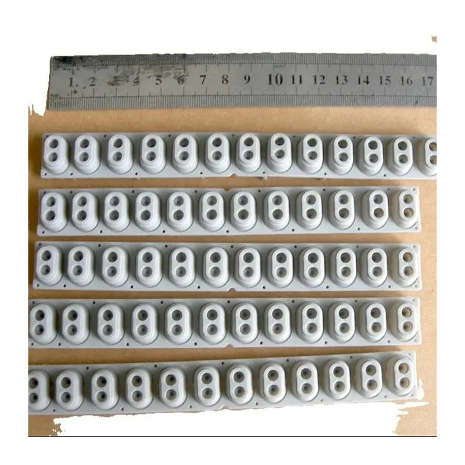 Striscia di gomma for contatto chiave da 5 pezzi, compatibile con Casio | CT-599 799 CTK-7200 5000 7300 WK-500 WK-200