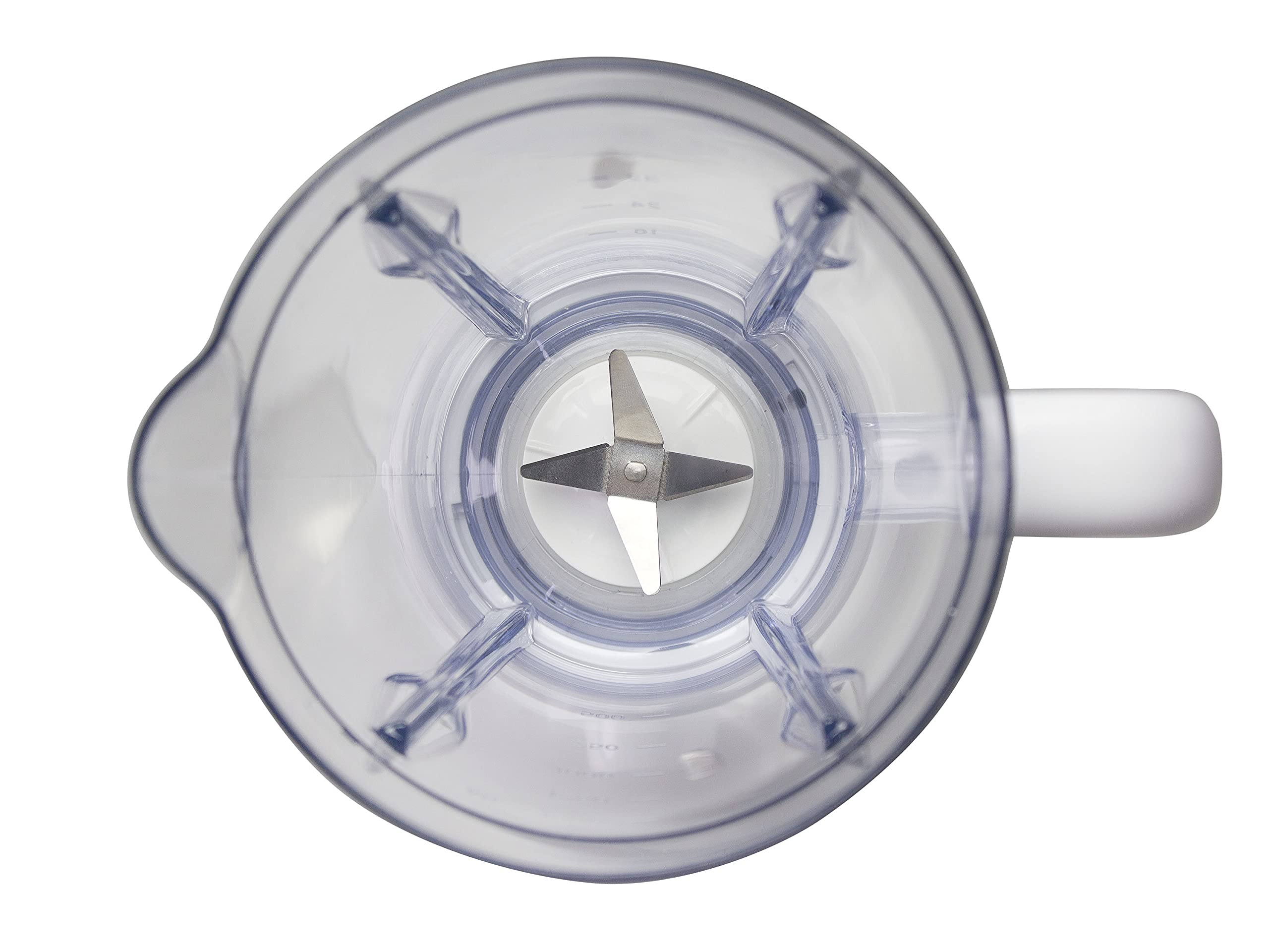 BEPER P102FRU500 Batidora 1,5 L, 500 W, 4 Cuchillas Acero Inoxidable Desmontable,2 Velocidad y Función Pulse, Tapa con Agujero, Base antideslizante, Rojo