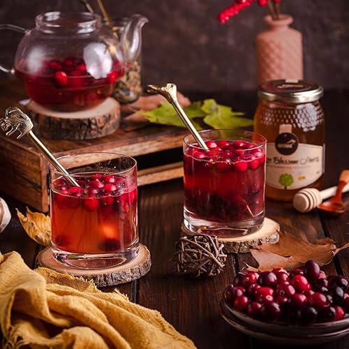 Miniatura 7 de Juego de 8 vasos de cocina para cóctel café helado cerveza té helado vino whisky agua vasos de huracán 4 vasos altos de vidrio y 4 vasos cortos Dof