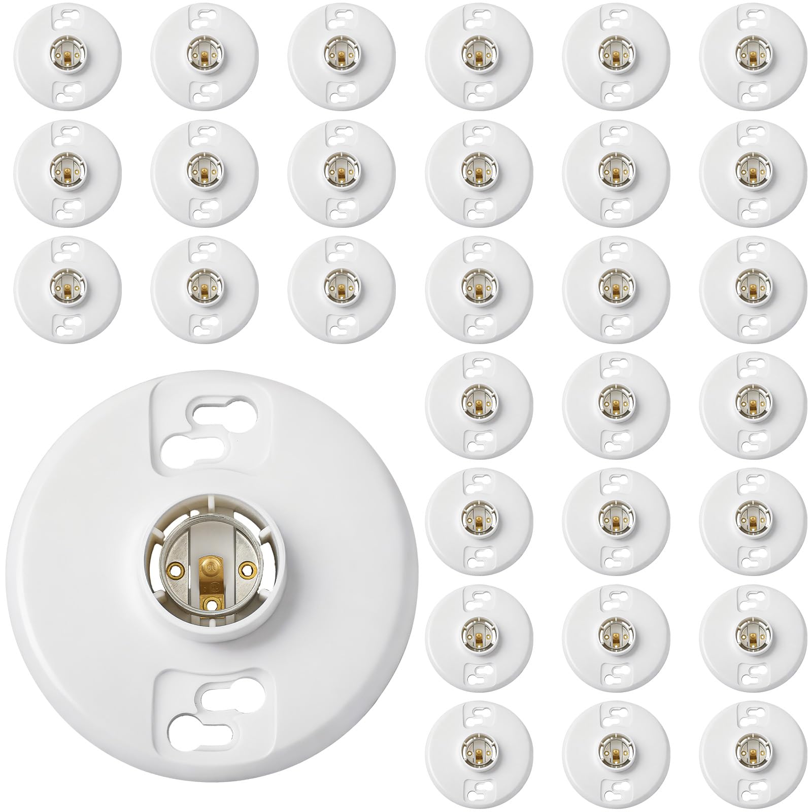 E26 Light Sockets - 8 Pack Replacement -21