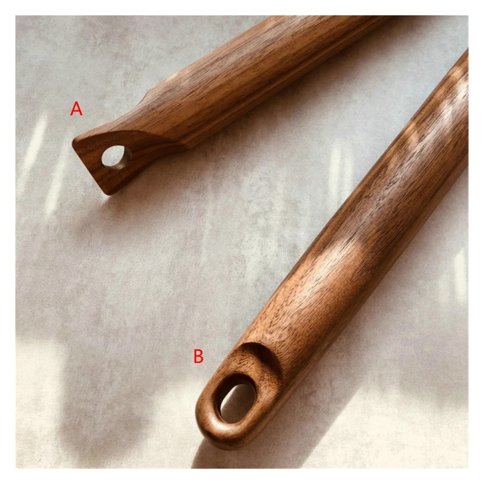 Tragbare Walnuss Rolling Pin for Teig Holz Roller Gebäck Rolle Küche Zubehör(A)