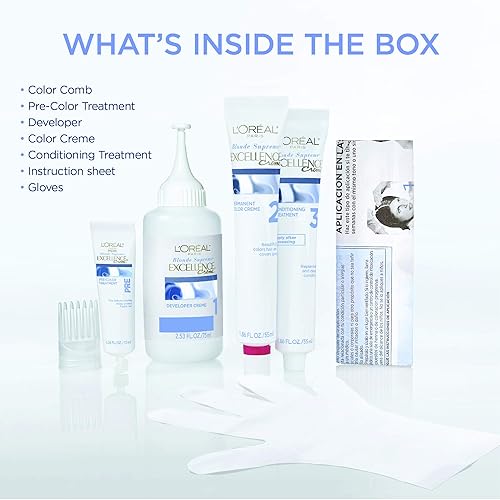 Miniatura 70 de L'Oreal Paris Excellence Triple Protection - Coloración permanente para el cabello, marrón oscuro [4] 1 unidad (paquete de 10 unidades)