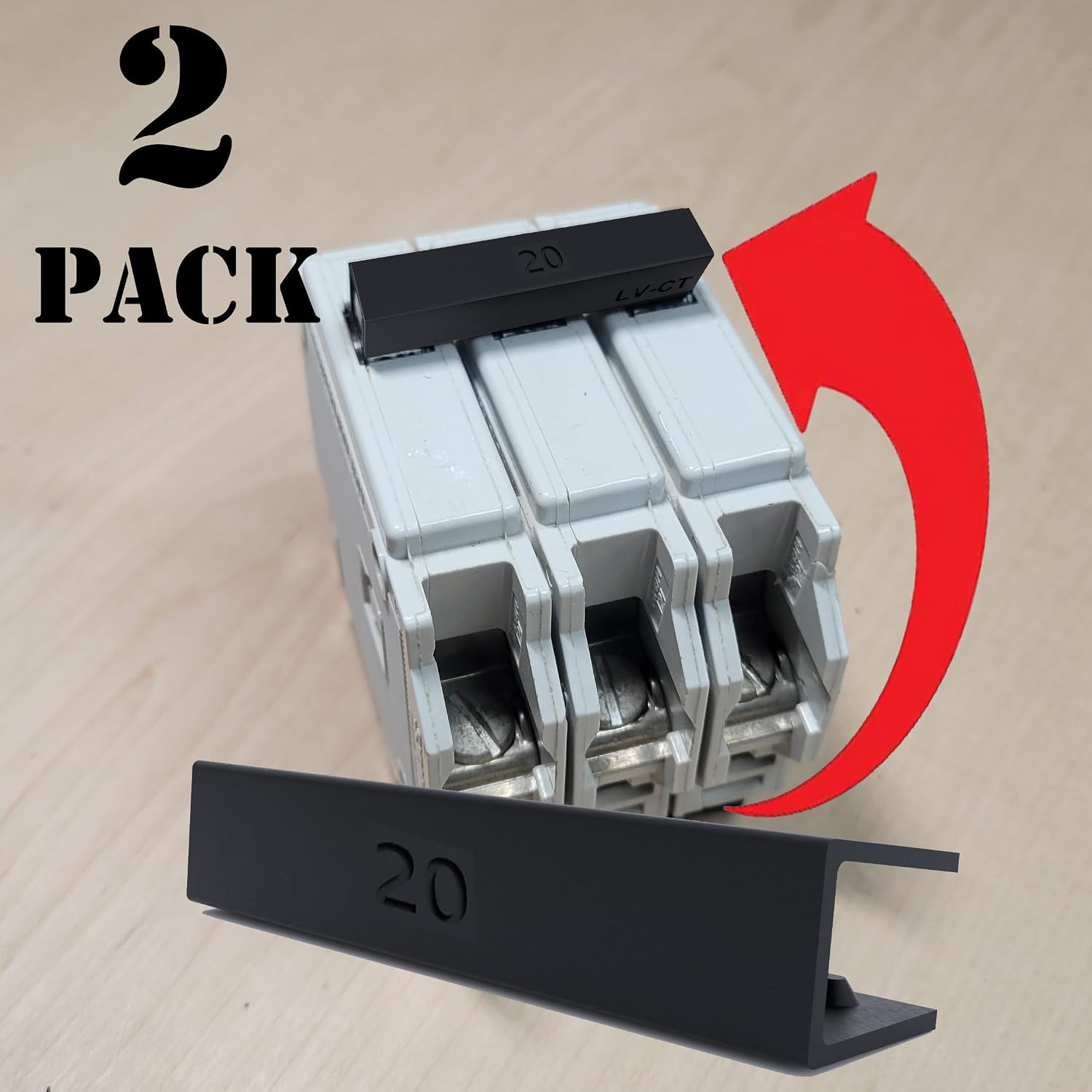 Handle Tie QBHT for 3 Pole QBH Type Commander CEB Sylvania Eaton Bolton Breaker Common Trip (20 Amps)