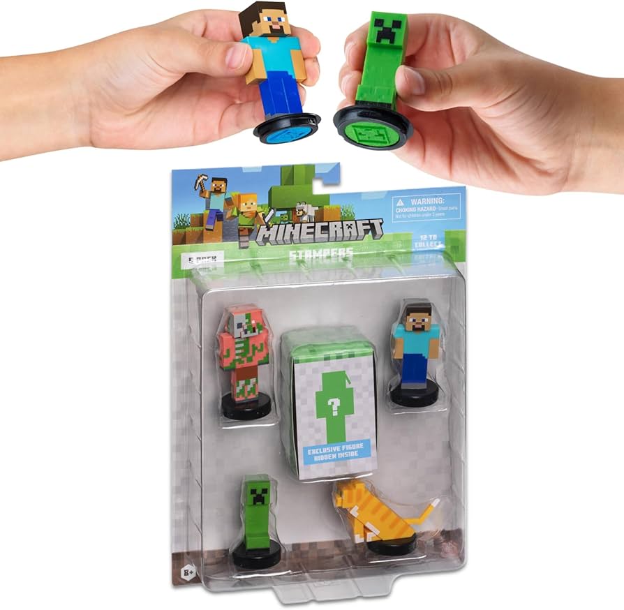 マインクラフト Amazon.com: P.M.I. Licensed Mine Craft Self-Inking Stampers