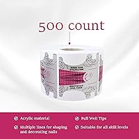 Vista 5 de Mia Secret Multistilo 500 PCS - Puntas de extensión de uñas, formas para uñas acrílicas y de gel - Pegatinas guía