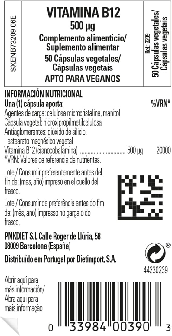 Solgar Vitamin B12 500 Mcg 50 Tablet