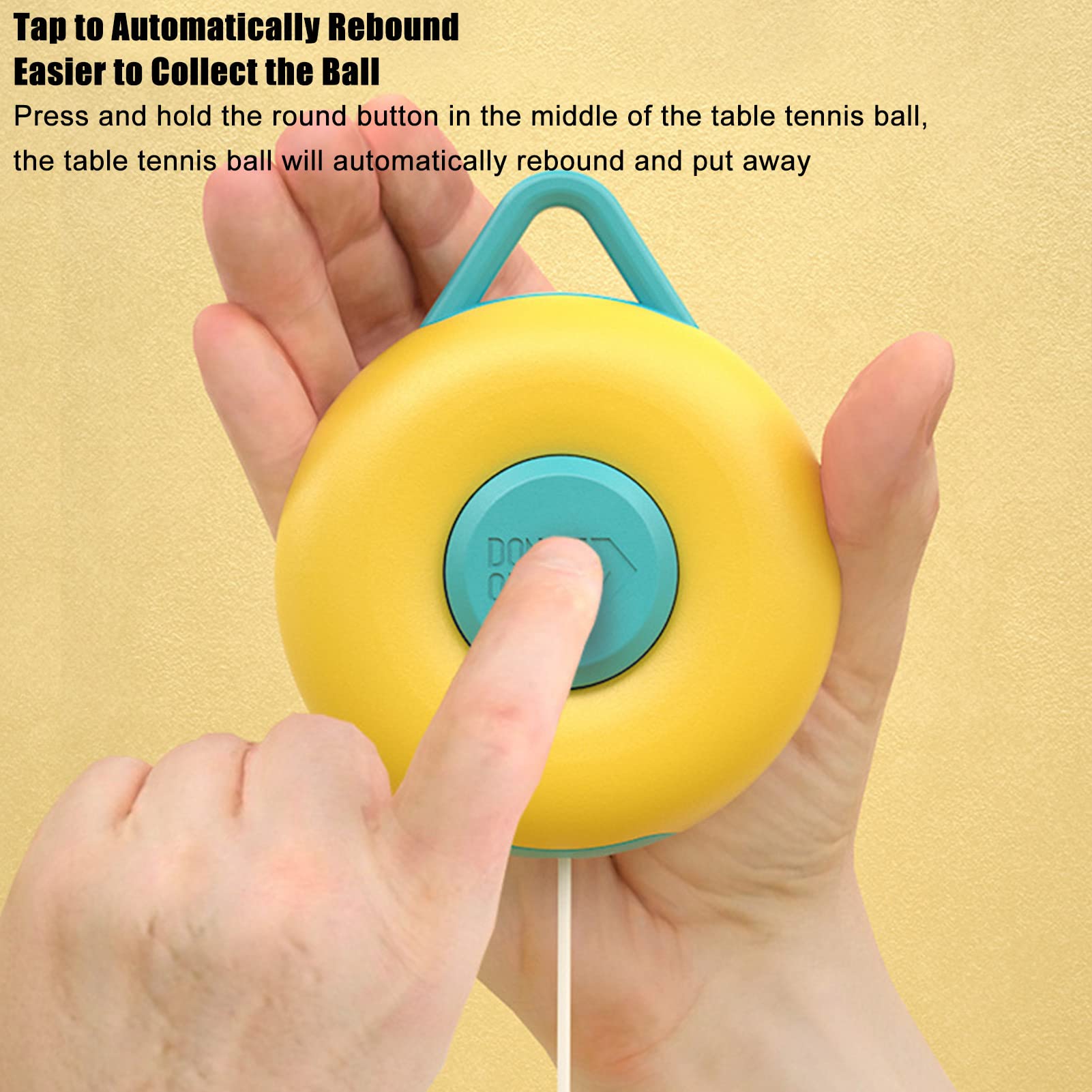 Kit De Ping-Pong Suspendu - Entraînement Solo Ou à Deux à La Maison