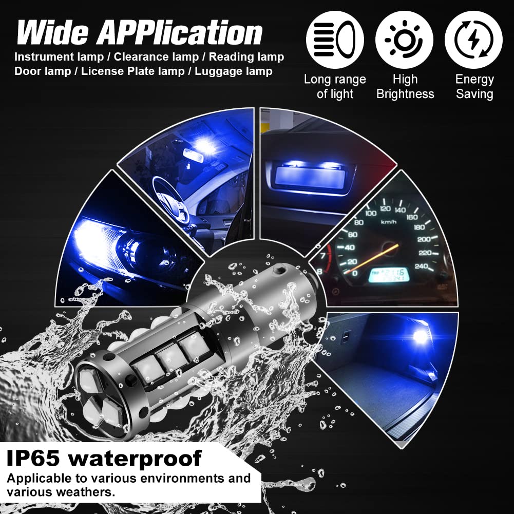 Vooda H6W BAX9S LED Bulb,AC/DC 9-30V 1200LM CANBUS Error