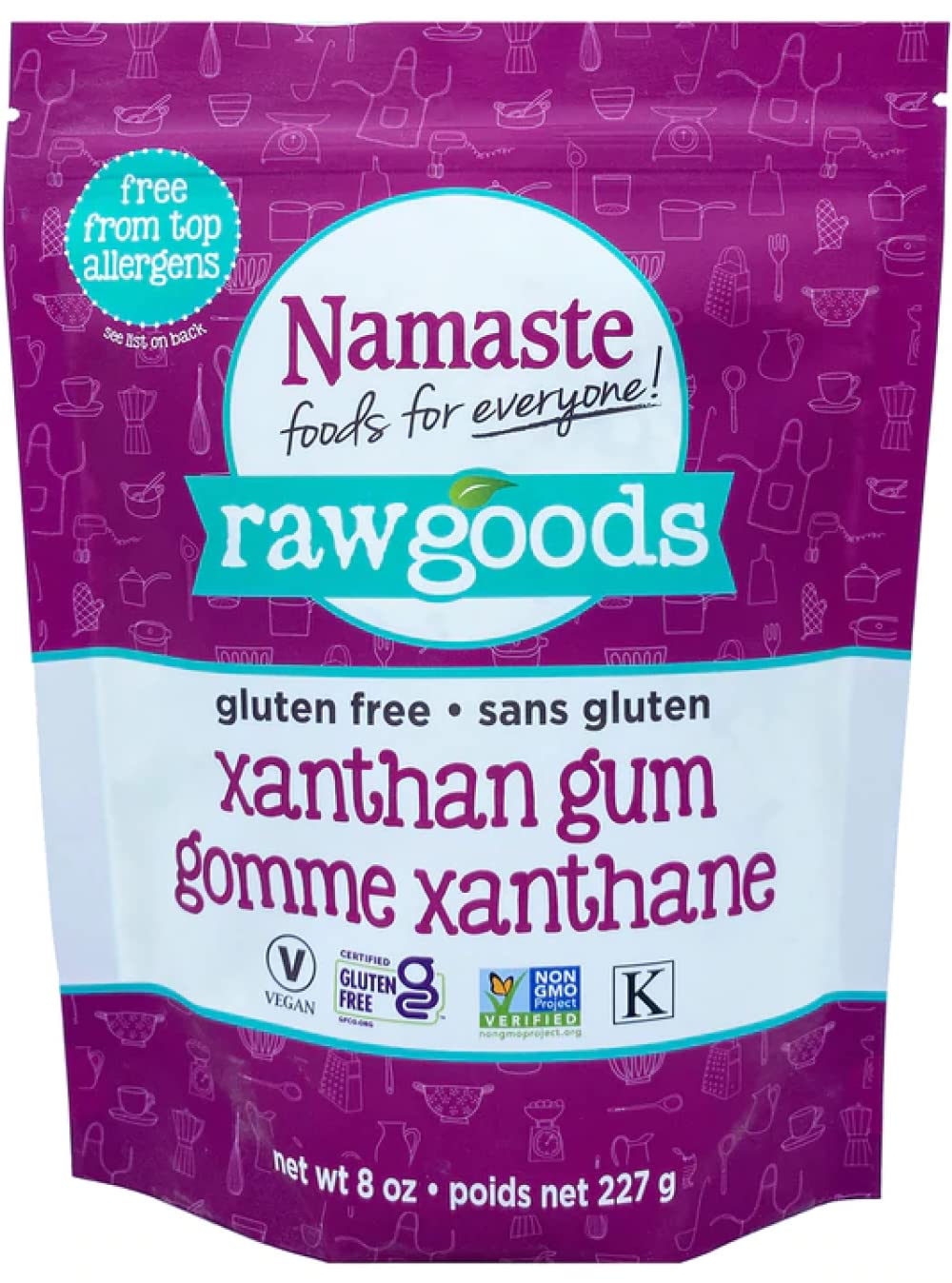 Namaste Foods Xanthan Gum, 8 Ounce Grocery & Gourmet Food