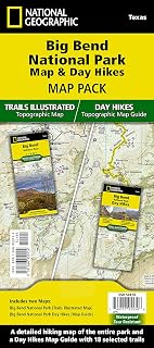 Big Bend Day Hikes and National Park Map [Map Pack Bundle] (National Geographic Trails Illustrated Map)