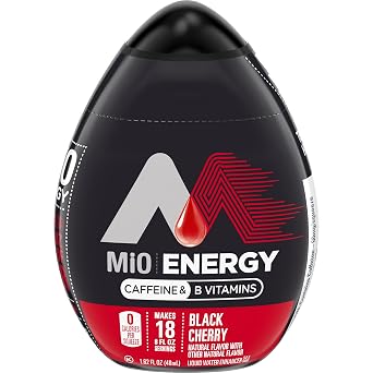 MiO Energy Black Cherry Liquid Concentrate Drink Mix 1.62oz Bottle