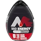 MiO Energy Black Cherry Naturally Flavored Liquid Water Enhancer 12 Count 1.62 fl oz