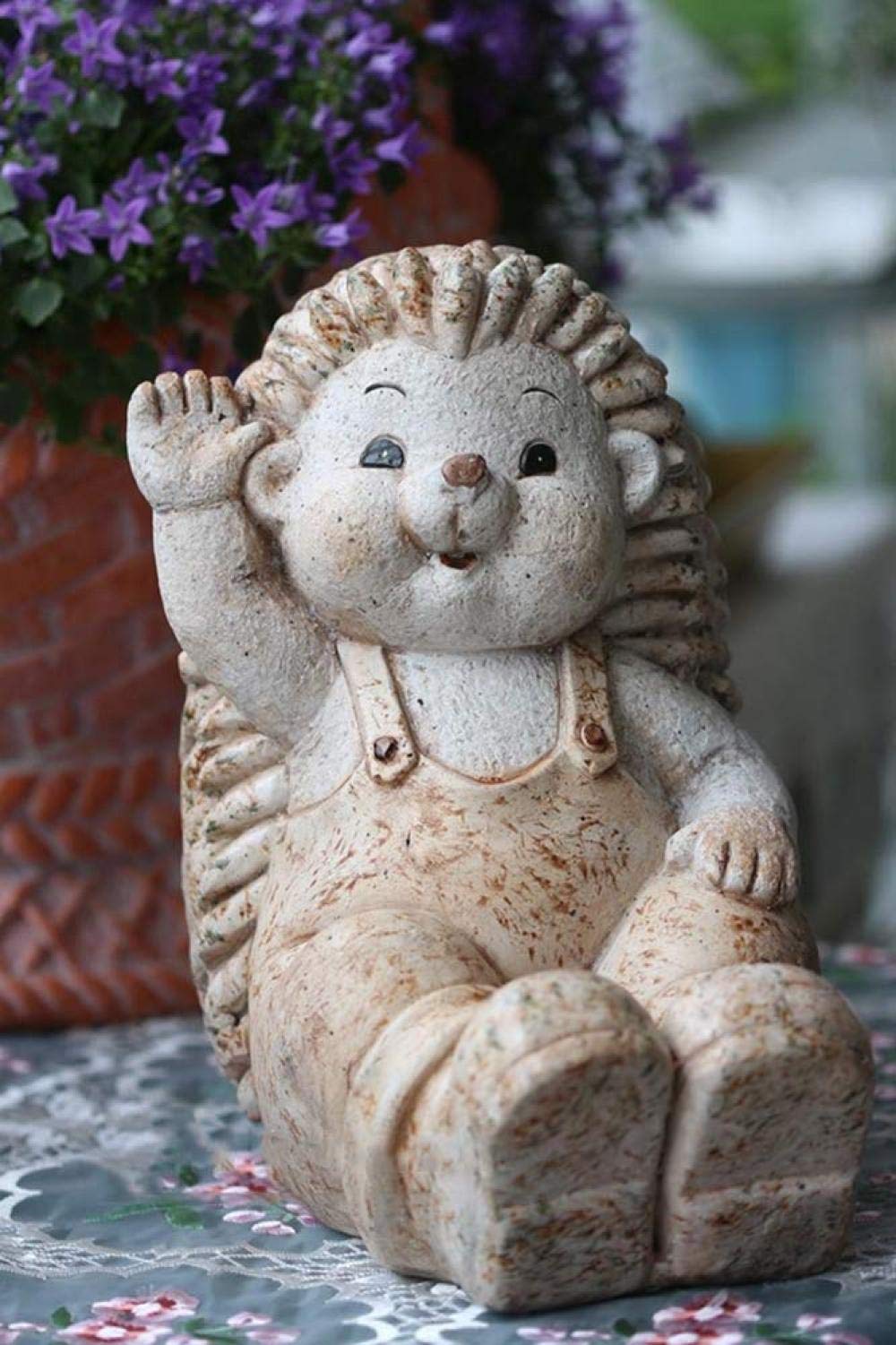 Figurine Hérisson Orion Group - Décoration Jardin 14,5x9,5x8 Cm - Cadeau Mignon Et Ludique