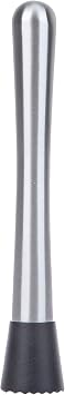 Stainless Steel Muddler Bar Tool for Ice Crusher, Cocktail & Meat Tenderizer, 1.4x8 Inches Silver