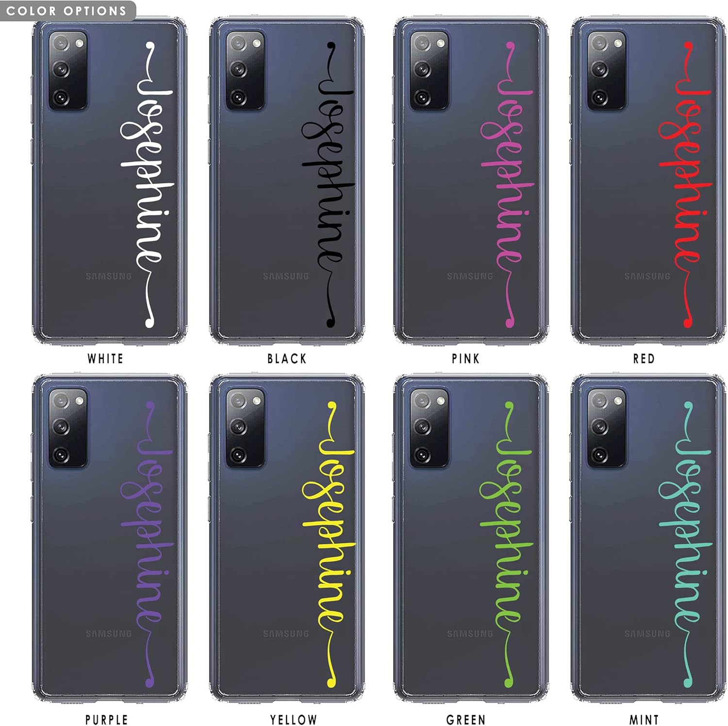 Buy Durocase Custom Name Case Compatible With Samsung Galaxy S Fe 6 5 Create Your Personalized Name Text Case Dual Materials Clear Tpu Protection Case Support Wireless Charging Online In Vietnam B097yxpkch