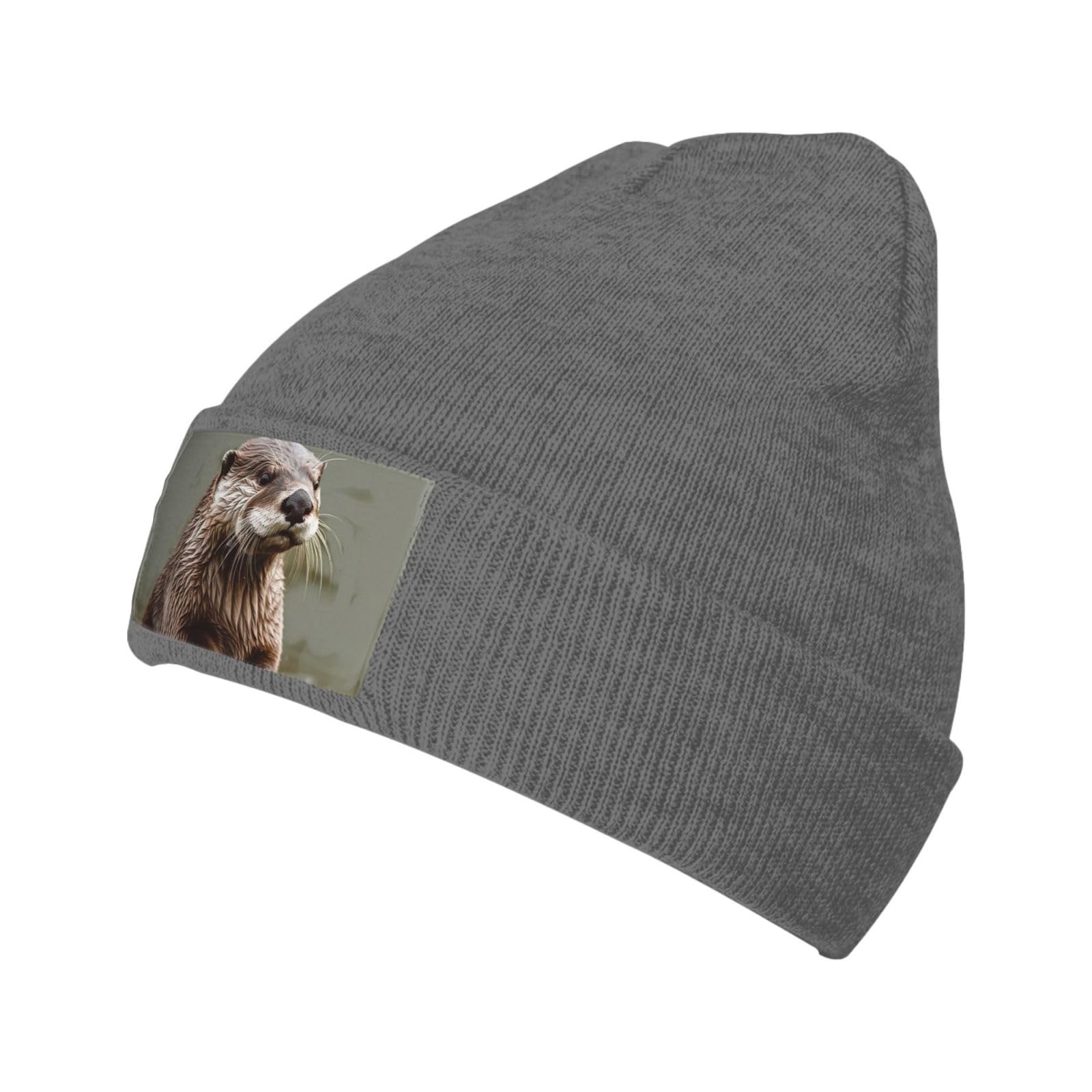 Slouchy Beanie Hats for Women Men Knit Beanies Hat Otter Animal Skull Cap Winter Ski Hat