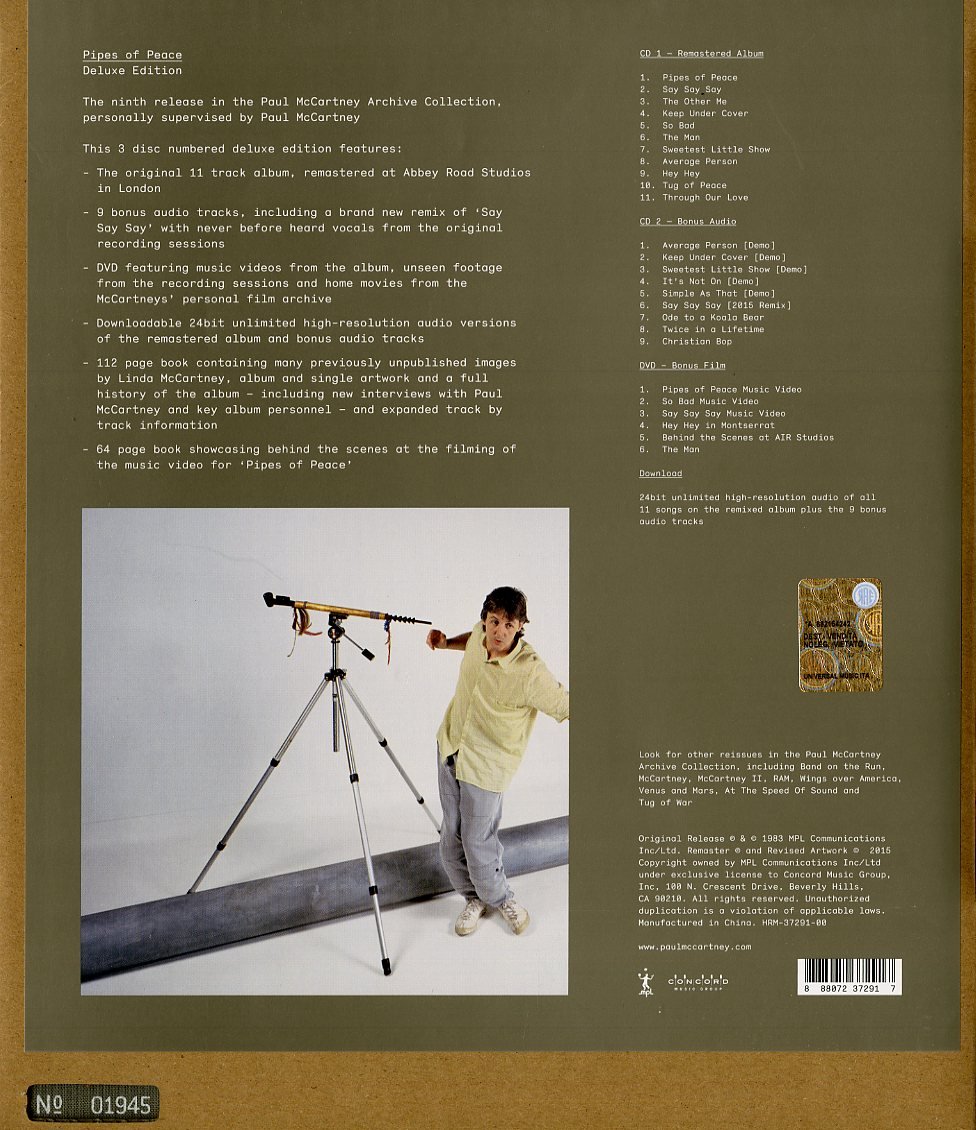 Pipes of Peace (2015 Remastered)