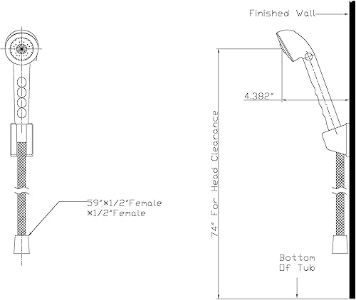 Miniatura 8 de 2001CP3220CP4120CP RV grifo de baño con ducha de mano a juego Combo acabado cromado