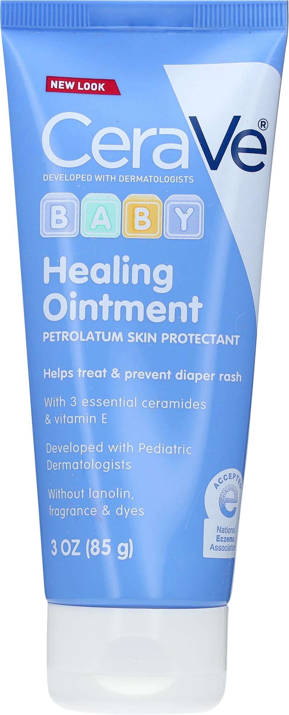 Diaper Rash Cream, Baby Healing Ointment with Vitamin E, 3oz