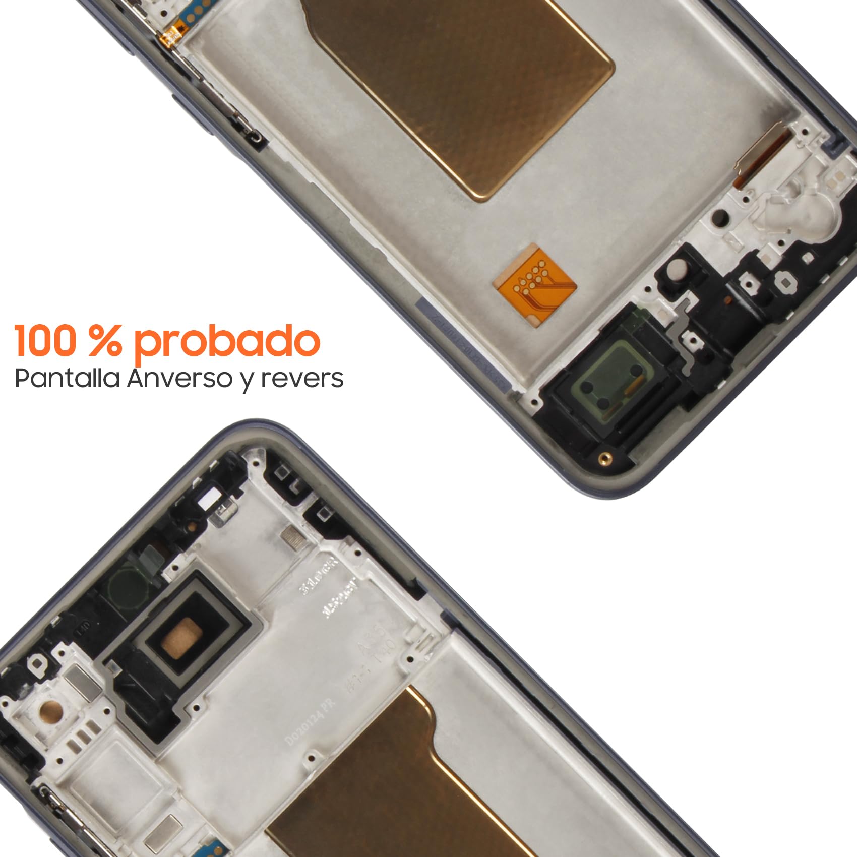 Pantalla LCD para Samsung A35 5G Pantalla LCD para Samsung Galaxy A35 5G SM-A356 SM-A356E SM-A356B Incell 6.6" Pantalla de repuesto táctil y reparación (negro con marco, sin huellas)