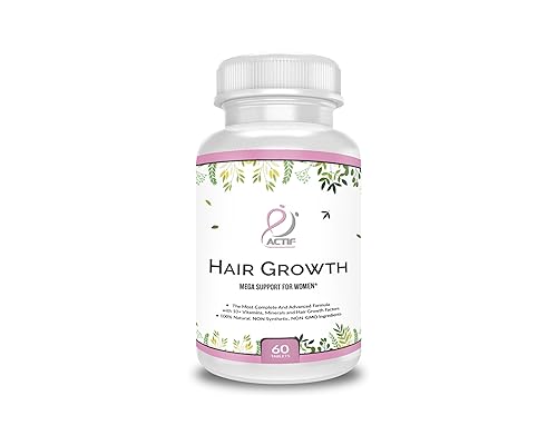 Miniatura 2 de Actif Crecimiento del cabello para mujeres Mega Support 10+, sin OMG, detiene el 99% de la pérdida de cabello, fabricado en Estados Unidos, 60