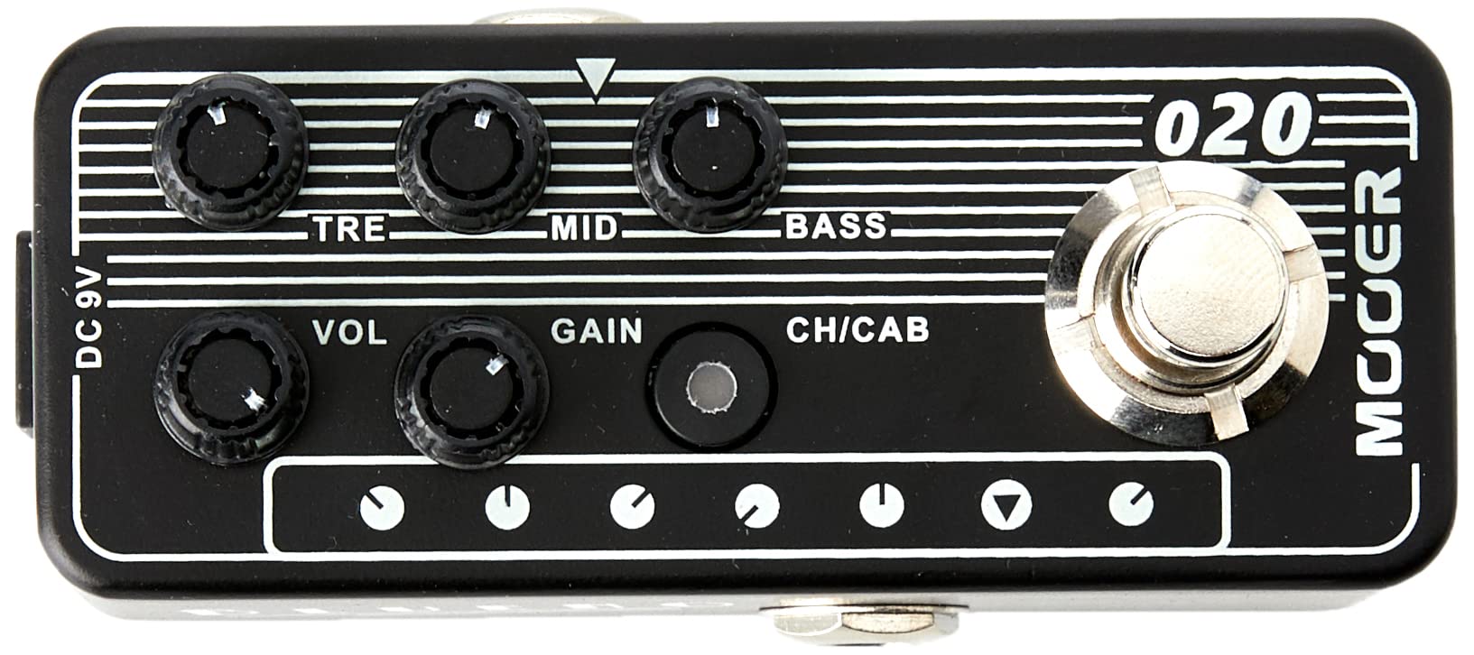 Mooer M020 Blueno Preamplificatore Due Canali per Chitarra Elettrica