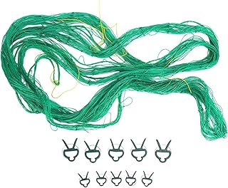 Gardening Tools, Plants Trellis Netting Plastic Strong Bearing Garden Flower Vine Climbing Net for Outdoor， Heavy Duty Garden Trellis for Cucumber, Vine, Fruits & Vegetables Tomato Trellis Net