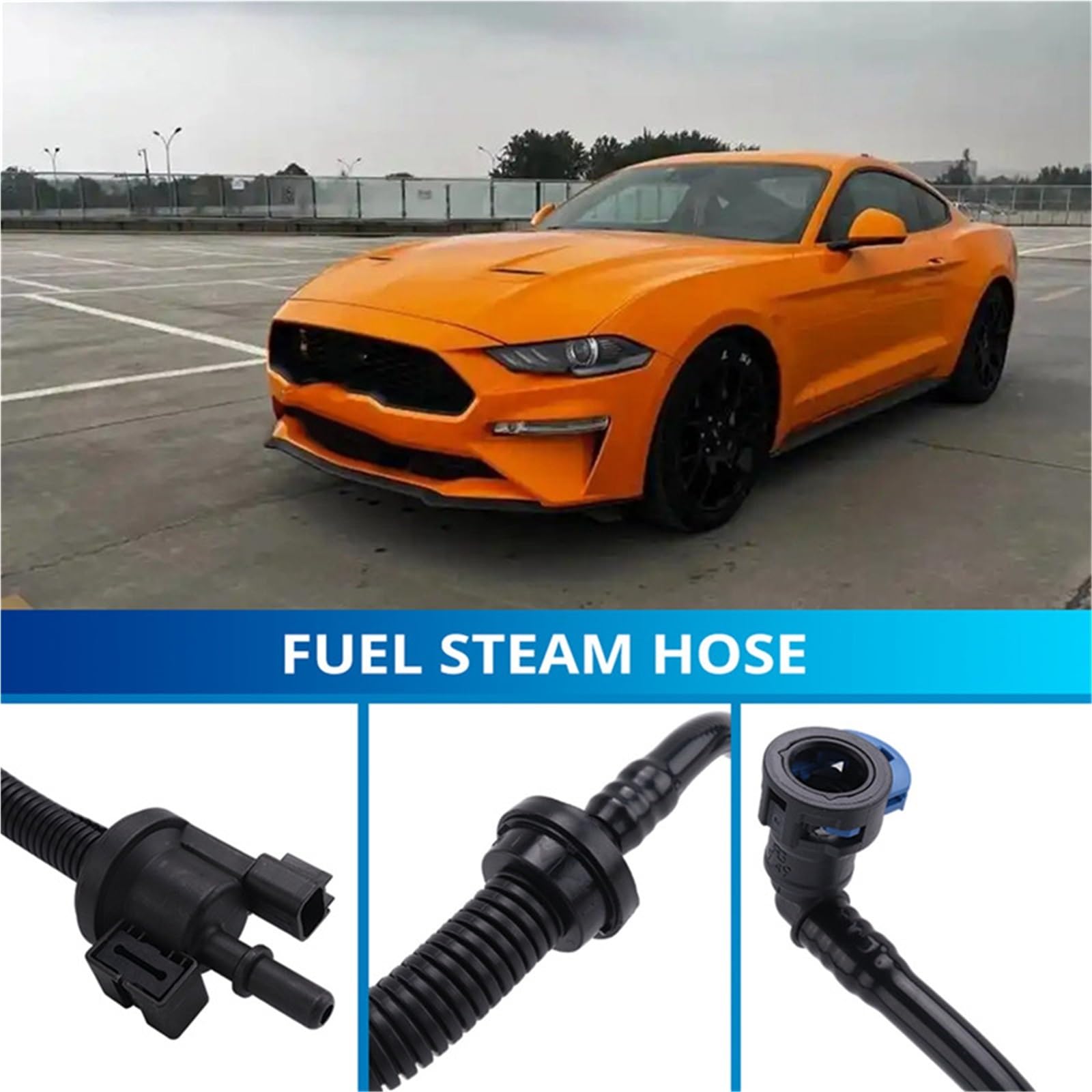 Cooler Delete Valvola Kit Adatto per Ford Mustang 2.3L 2015-2020 Ecoboost Tubo Solenoide di spurgo vapori carburante FR3Z-9G297-H FR3Z9G297H Valvola di spurgo canister‌