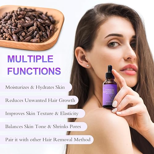 Miniatura 4 de Cyperus Rotundus Oil, Cyperus Rotundus Skin Serum, Natural Organic Moisturizing Soothing Body Oil, Reducing Body Hair