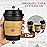 LITOPAK 100 Pack 12 oz Paper Coffee Cups for Hot Chocolate Drinks, Black Disposable Coffee Cups with Lids, Sleeves and Stirring Sticks for Parties, Picnic, Travel, and Events
