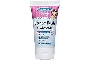 De la Cruz Baby Diaper Rash Cream with Zinc Oxide: The Gentle...