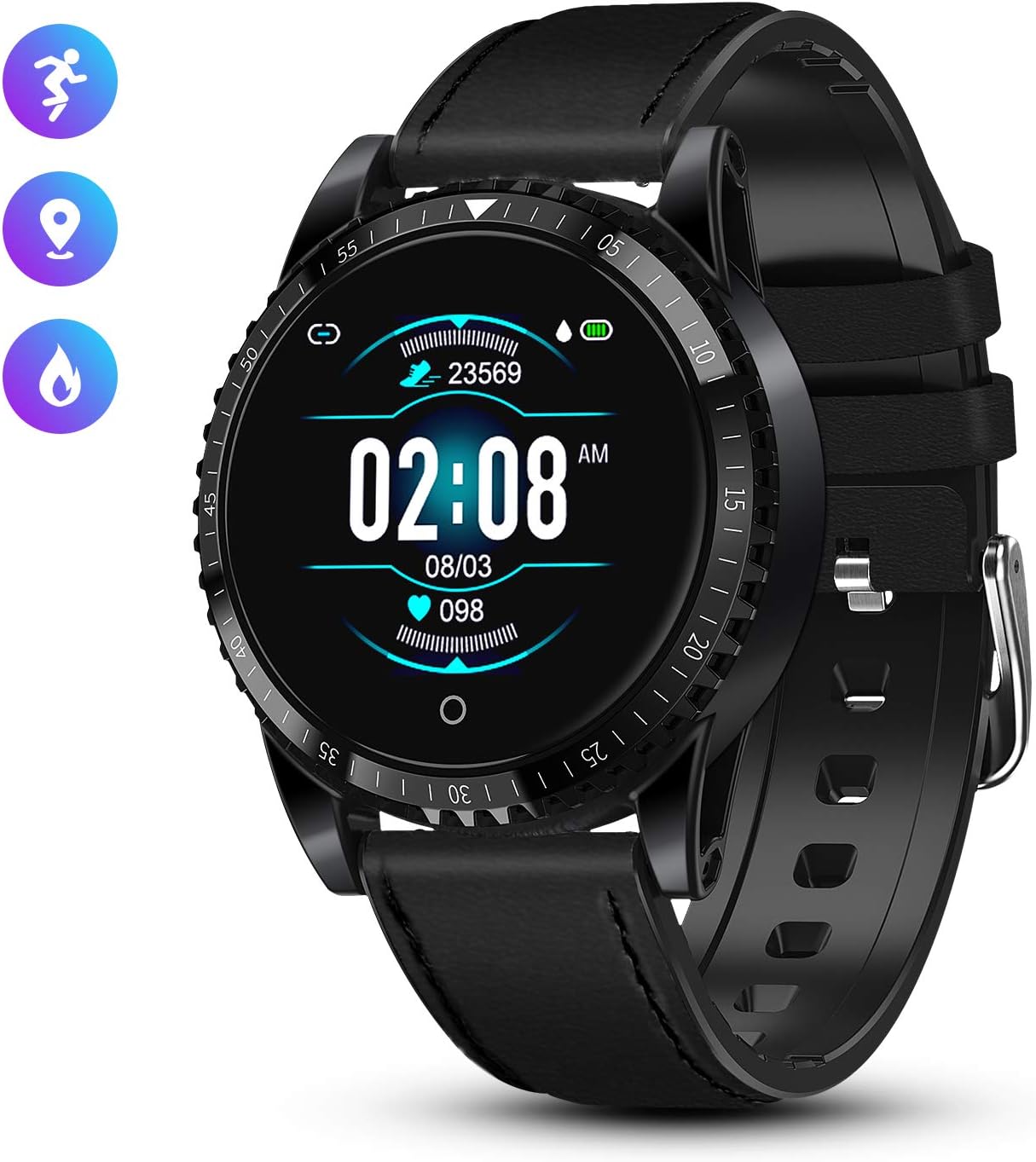 orologio da polso intelligente con bluetooths