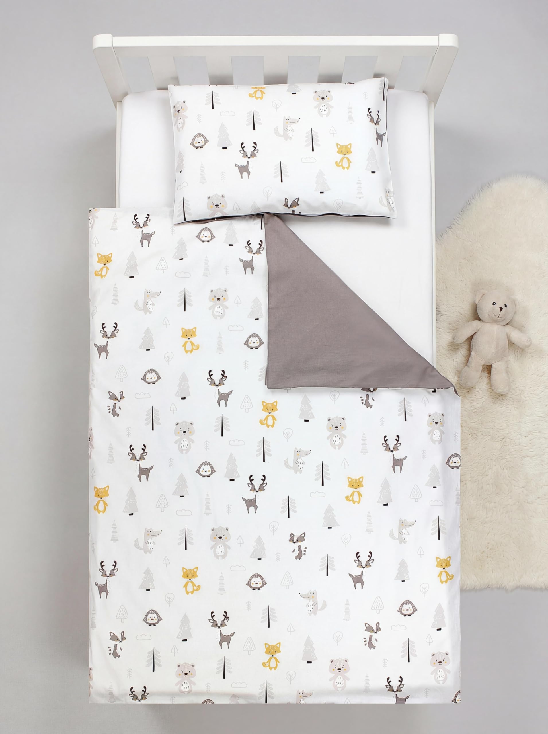 TupTam Juego de Ropa de Cama para Niños, de 2 Piezas., Conejo/Rosa/Lunares, 120x90 cm — view 69