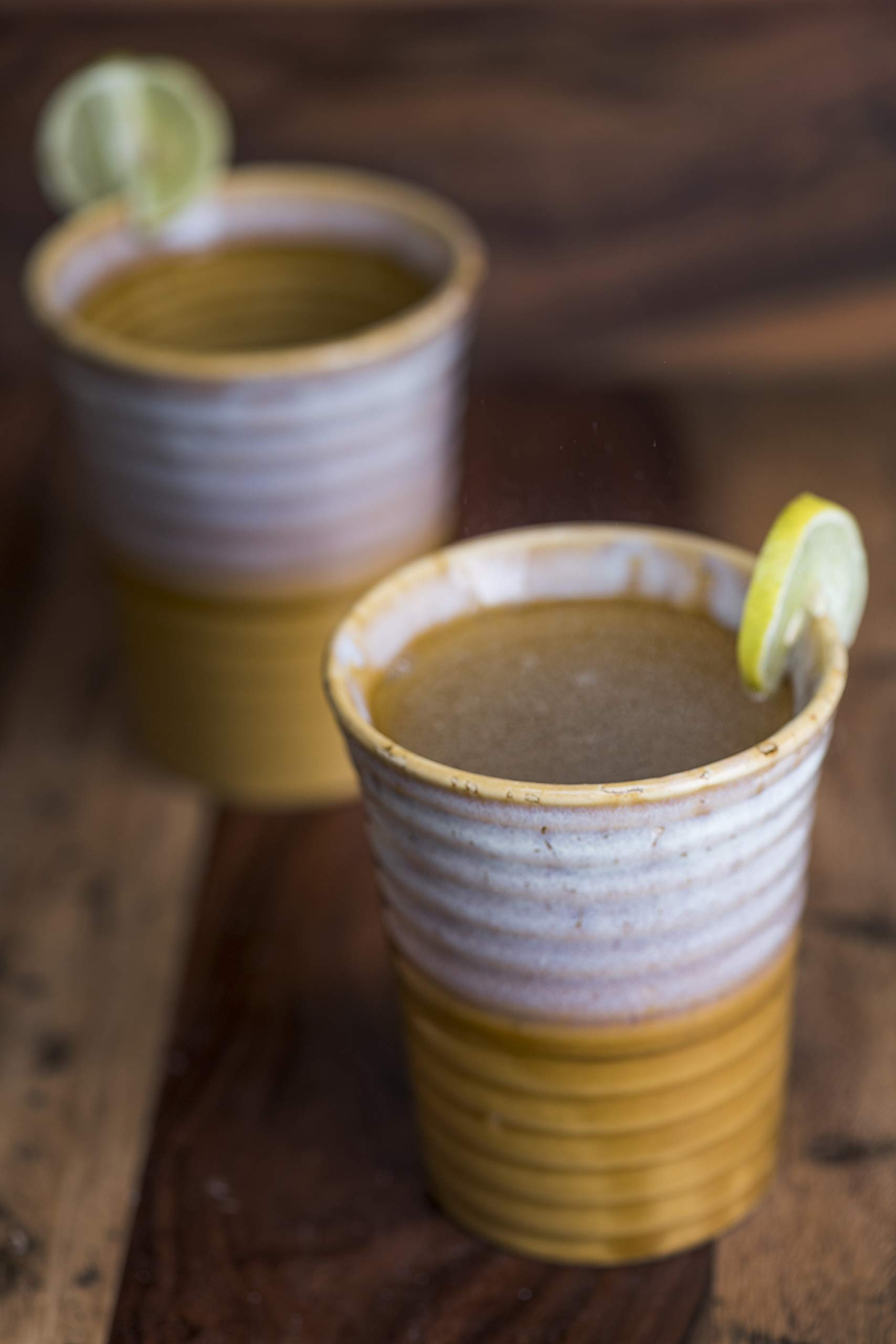 Handmade Ceramic Drinking Glasses - Set of 6 -8 Handmade Ceramic Drinking Glasses - Set of 6 -8