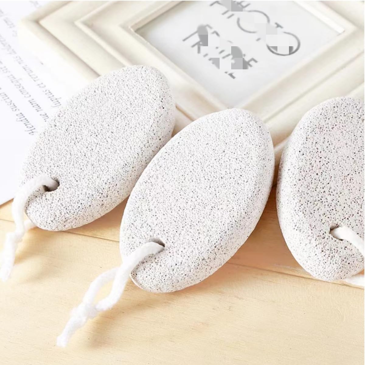Pietra pomice,2 pcs Pietra pomice per i piedi,Pietra pomice naturale,Piedi Scrubber Della Pelle Morta Strumenti per pedicure,per la pelle dura e morta,Leggero rimuovitore di calli