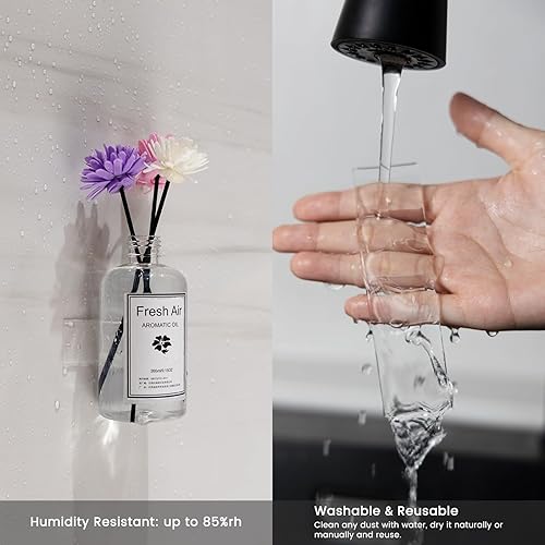 Miniatura 6 de vimiroo Cinta nano de doble cara, cinta de montaje multiusos de 16.4 pies, reutilizable, extraíble, lavable, sin rastro, adhesivo de gel para