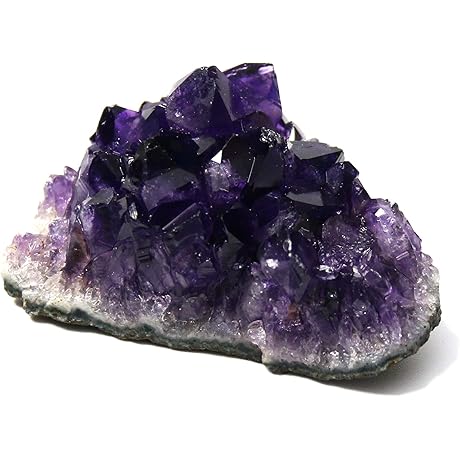 Real Amethyst Crystal Stones and Crystals, Raw Natural Stones, Amathesis Geode, Quartz...
