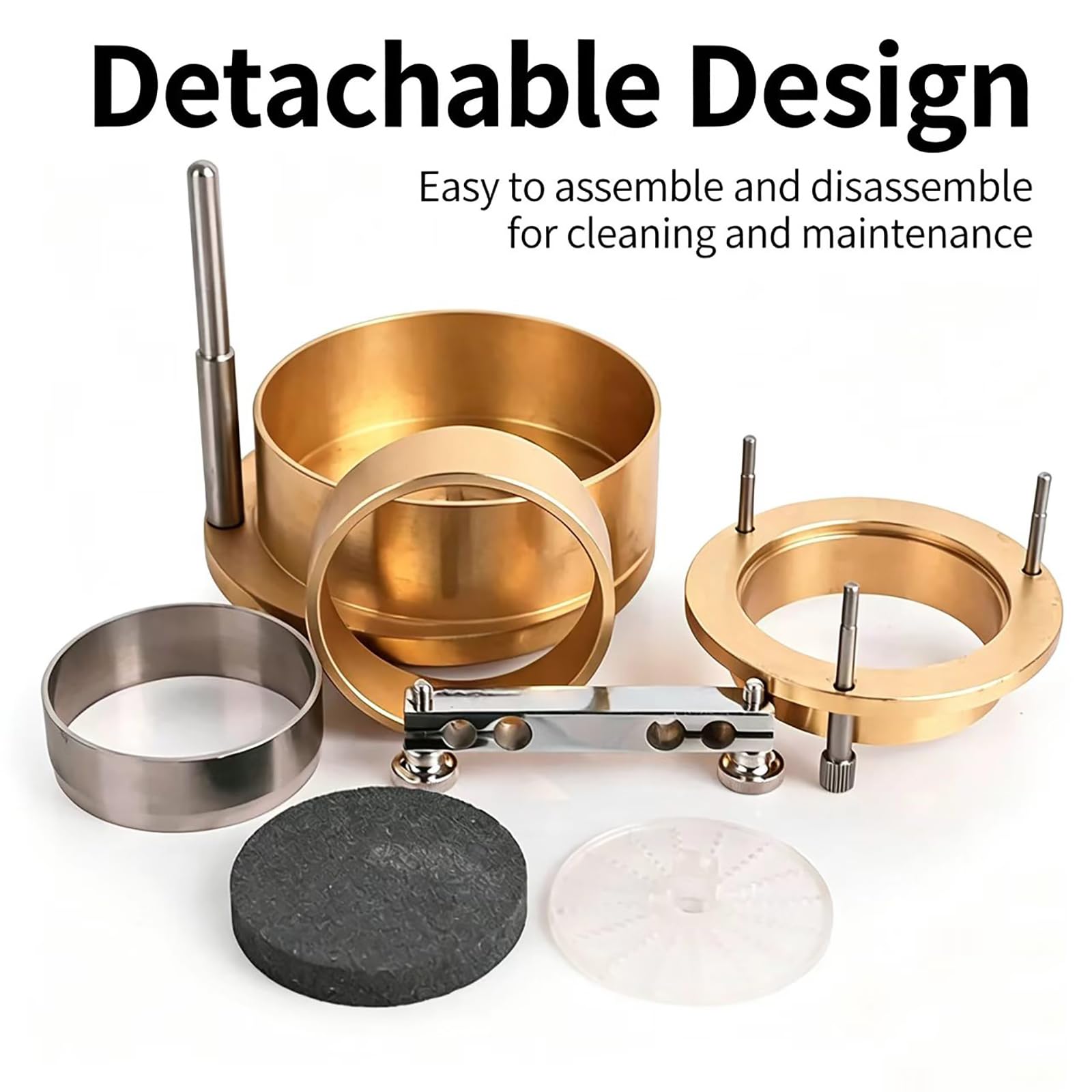 Tester di velocità di gonfiore del suolo, kit di test di umidità con indicatore a quadrante, anello di taglio da 61,8 mm per analisi geotecnica del contenuto di umidità