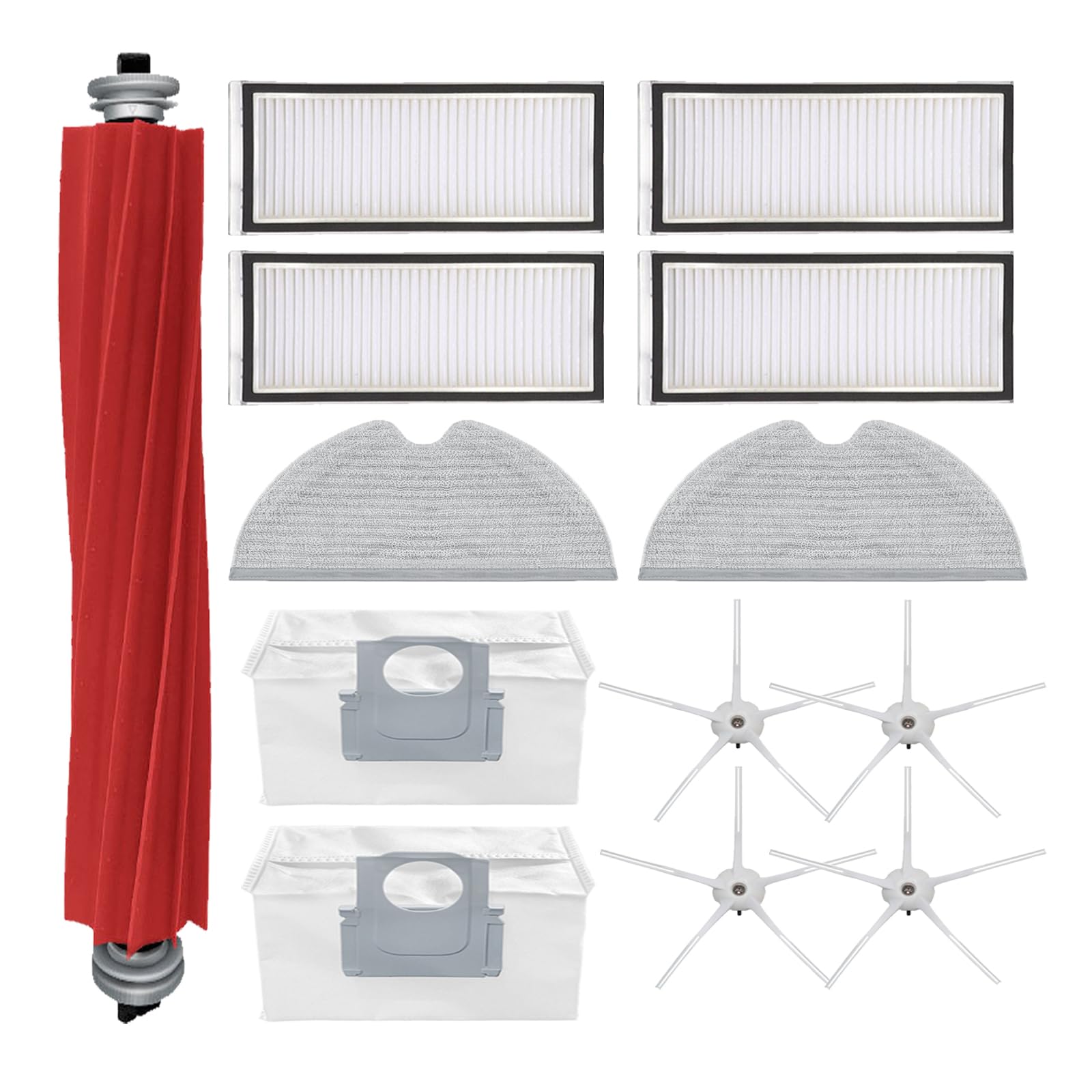 YERXPAFT Replacement Parts for Roborock S7 / S7+ / S7 Max / S7 Max Ultra Robot Vacuum Main Side Brush Filter Mop Pad Dust Bag Accessories