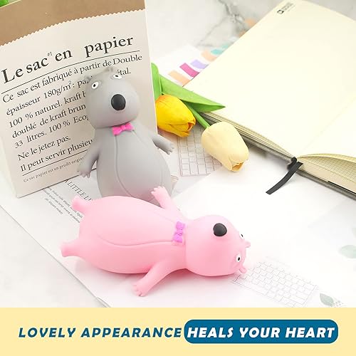 Miniatura 5 de GuTiQuanjj Pelotas antiestrés de oso para adultos y niños, juguetes de alivio del estrés para aliviar la ansiedad, para recuerdos de fiesta de