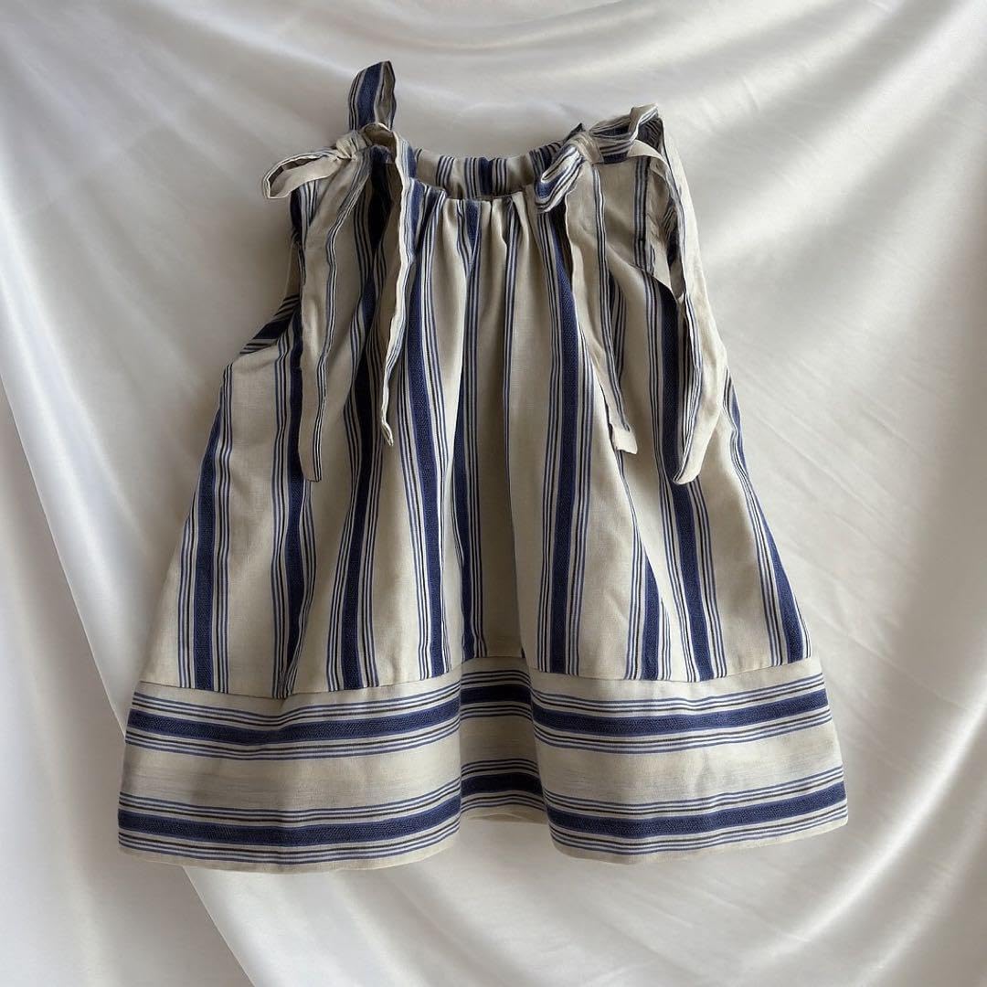 韓国こども服 ストライプチュニック 90