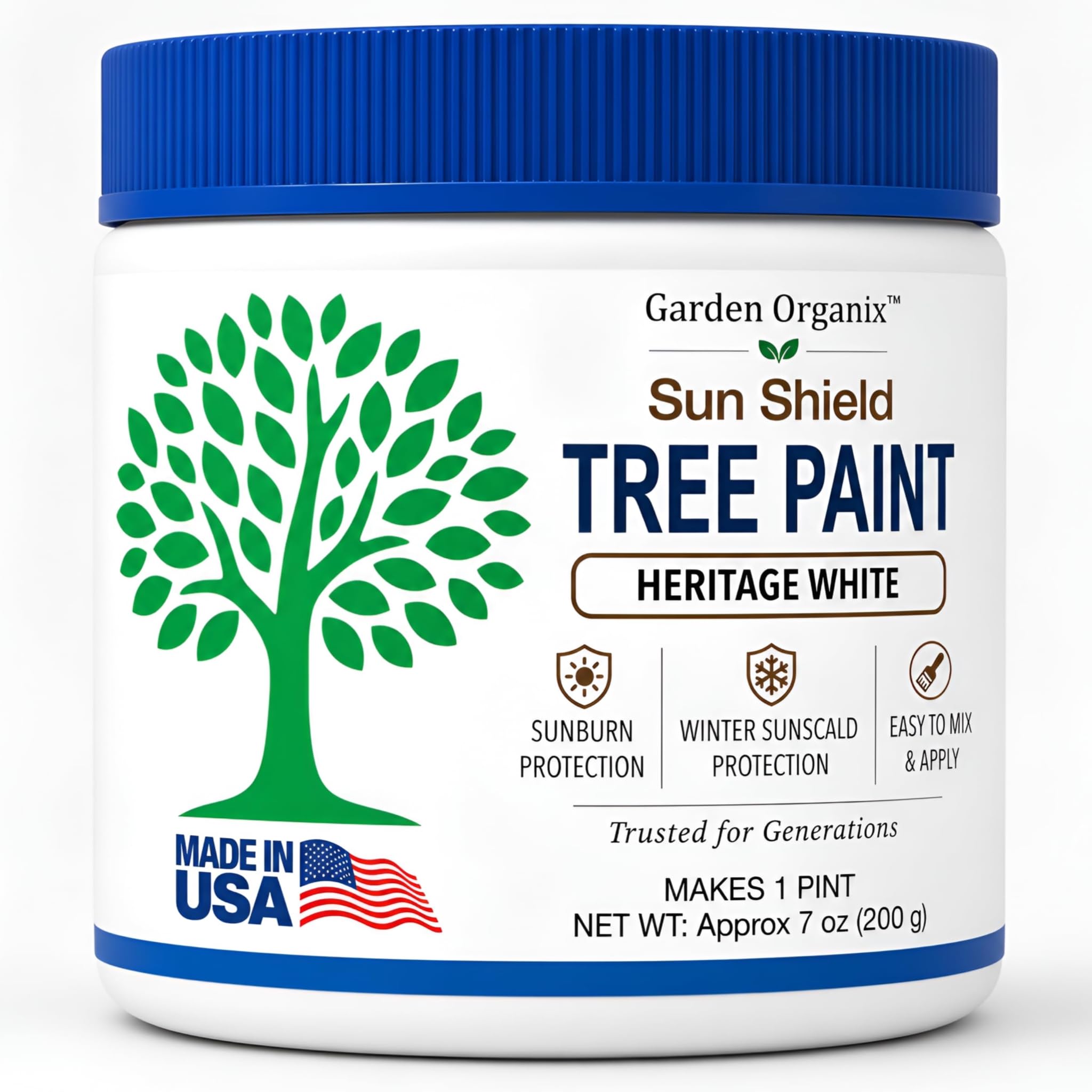 Tree Paint, Heritage White Color, Whitewash, 1 Pint