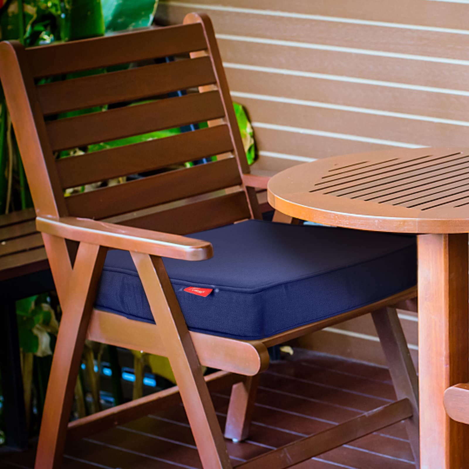 Pcinfuns Outdoor-Bankkissen 107x45 Cm - Wasserabweisend, 7,6 Cm Dick, Mit Verstellbaren Trägern - Grasgrün Für Gartenbank & Terrasse