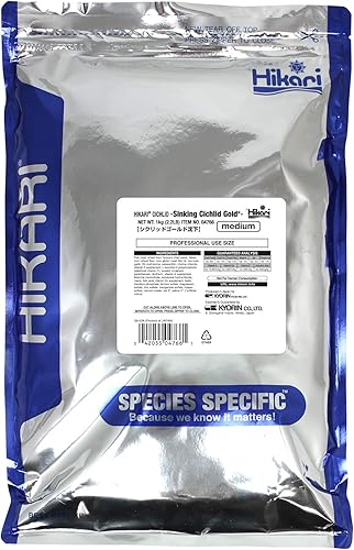 Hikari Cíclido hundido Gold Fish Food pellets medianos