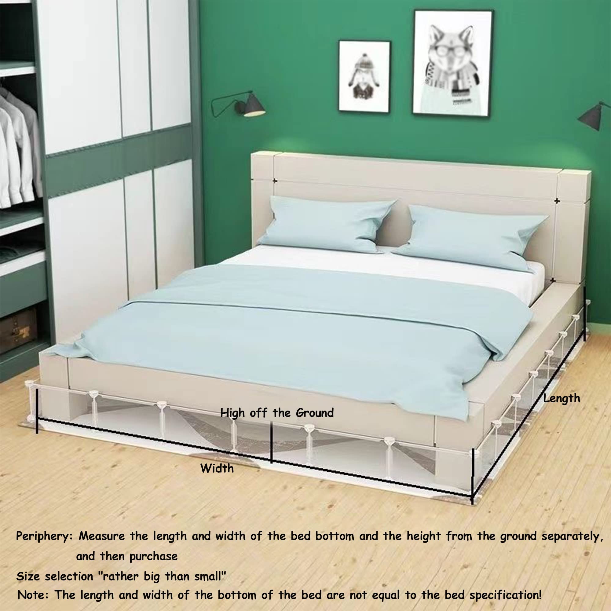 Protezione multiuso for fessure, pannello di protezione sotto divano e letto for animali domestici, barriera for mobili staccabile for impedire l'accesso e la perdita di giocattoli(120cmx20cm)