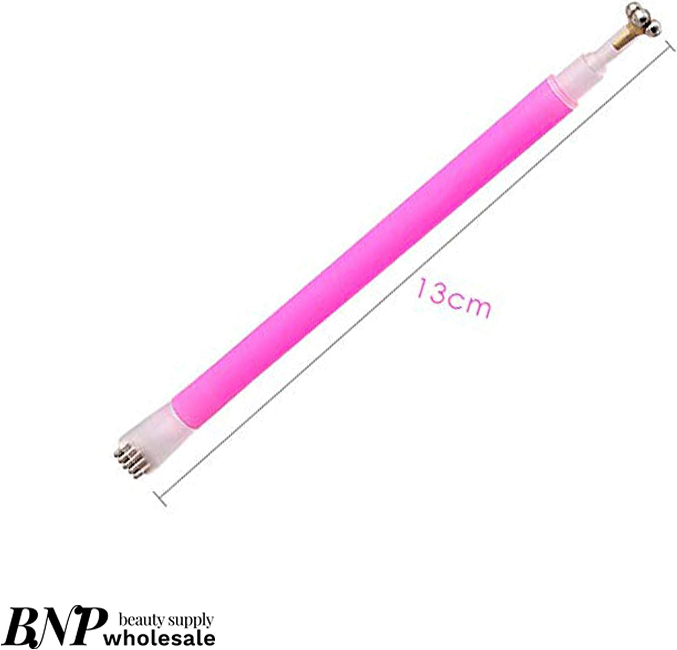 Nail Magnet Tool Set, Nail Art Design Tools for Cat Eye Gel Nail Polish Double Head Flower Design Nail Magnet Pen Magnet Stick Hot Pink