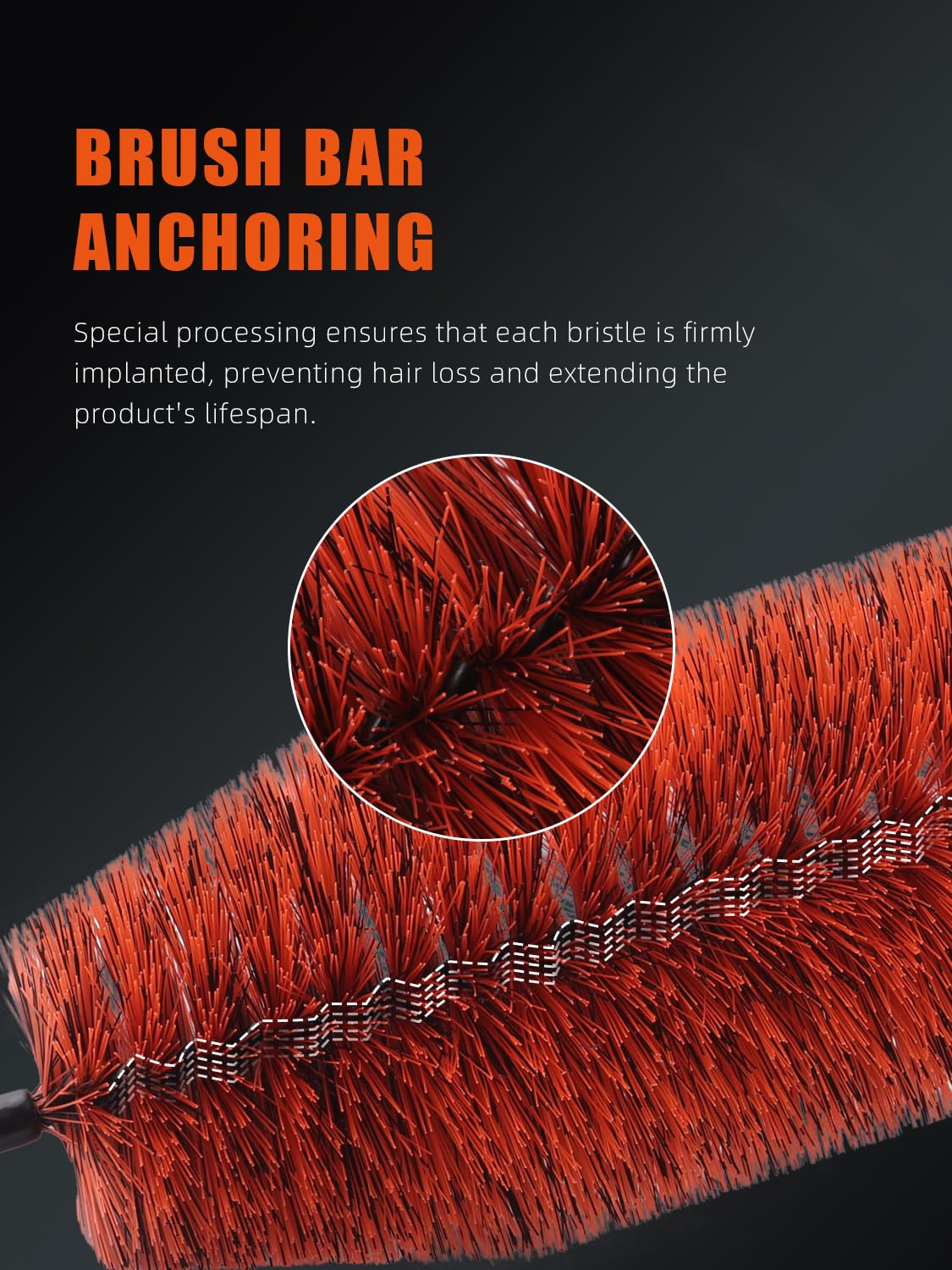 SPTA Wheel Cleaning Brush - Scratch-Free Detailer -5