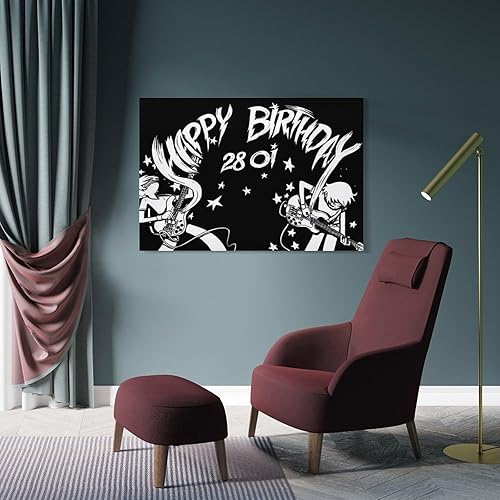 Miniatura 4 de Scott Pilgrim Vs. The World - Póster de película estética, pintura pictórica en blanco y negro, pinturas artísticas de pared, lienzo, decoración de